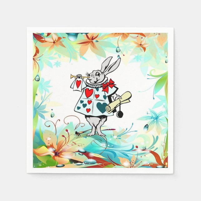 En väldigt fin födelsedag pappersservett (Framsidan)