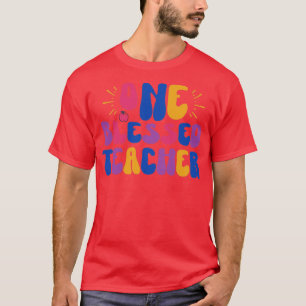 En välsignad lärare t shirt