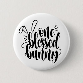 En välsignad Påsk-kalligrafi | PIN-knapp Knapp