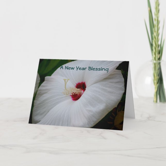 En välsignelse för nytt år helgkort (Framsida)