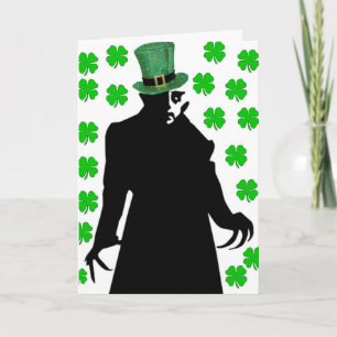 En vampyr på St. Patrick's Day Kort