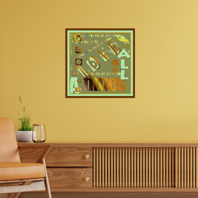 En vän älskar hela tiden poster (Vardagsrum 2)