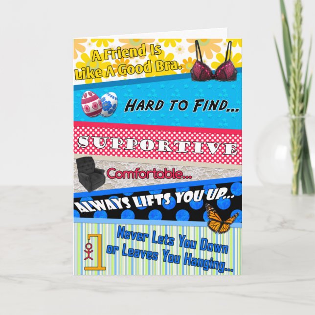 En vän är som ett bra hälsningskort kort (Framsida)