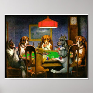 En vän i behov 1903 C.M.Coolidge Poster