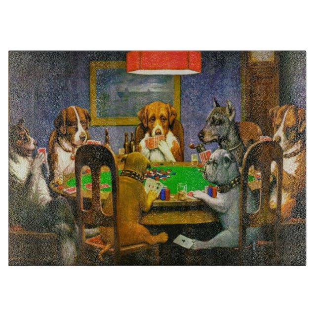 En vän i nöd Hundar som spelar poker Cassius Marce (Framsidan)