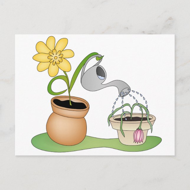 En vän i nöd vykort (Framsida)