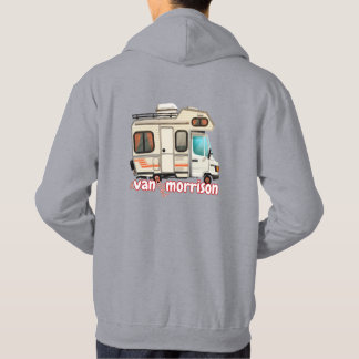 En Van kallade Morrison. Camping and Surfer Unisex Hoodie