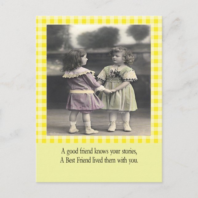 En vän känner till dina artiklar vykort (Framsida)