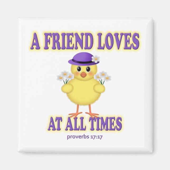 En vän Kärlek Magnet (Framsidan)