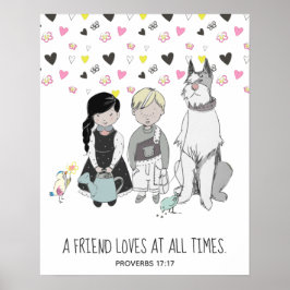 En vän kärlek vid alla tidpunkter poster