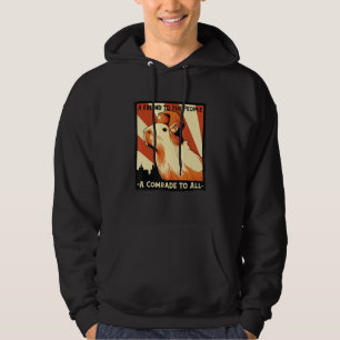 En vän till folken en kamrat till alla sovjetiska hoodie