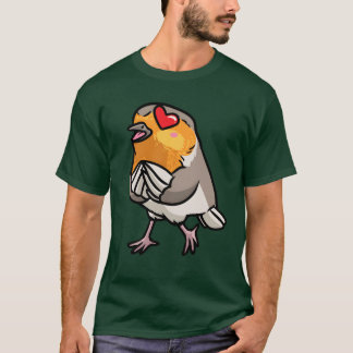 En vän till Robin Bird i Kärlek Kawaii Emoticon T Shirt