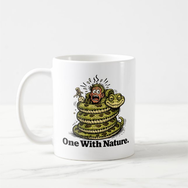 En vandrare som är ett med naturen mugg (Vänster)