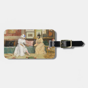En vänlig appell, 1895 (olja på kanfas) bagagebricka