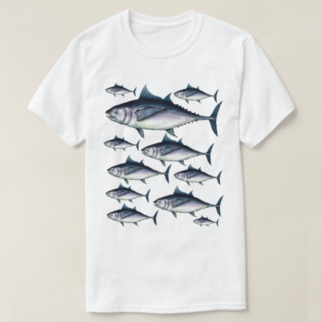 En vanlig fiskedag t shirt (Design framsida)