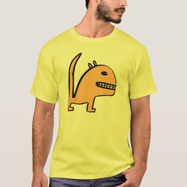 En vänlig hund t-shirt (Framsida)