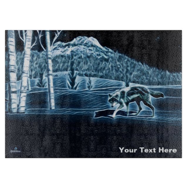 En Varg på Snö (Framsidan)