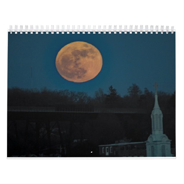 En variation av månealltigenom året kalender (Omslag)