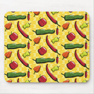 En värld av Chili Peppers Mousepad Musmatta