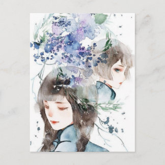 En värld av Fantasy och Beauty ,vykort Vykort