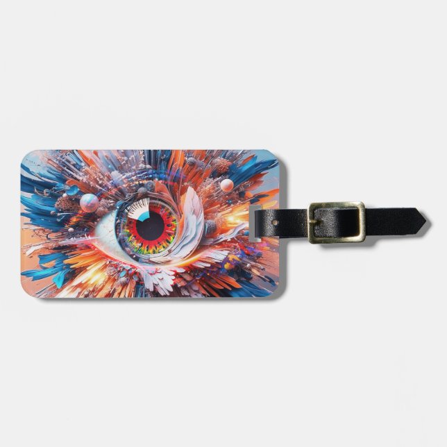 En värld av  nybörjare med visioner bagagebricka (Horisontell Framsida)