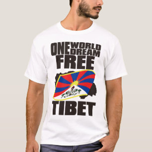 EN VÄRLD EN DREAM FREE TIBET TEE SHIRT
