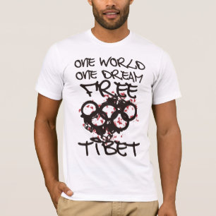 EN VÄRLD EN DRÖM- FRIA TIBET T SHIRT