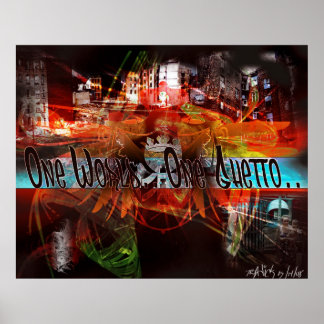 En värld. En Ghetto.. Poster