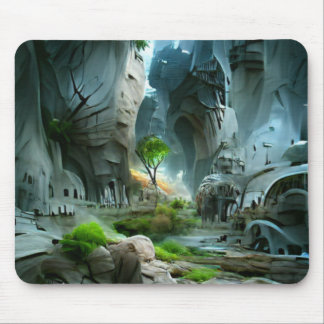 En värld i Fantasy Landscape Environment City Musmatta