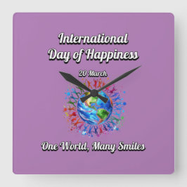 En värld många sjömil. Lyckans dag. Fyrkantig Klocka