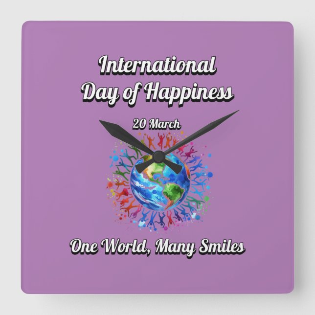 En värld många sjömil. Lyckans dag. Fyrkantig Klocka (Framsida)