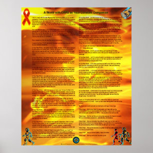 En värld med CRPS som ditt konstant följe Poster