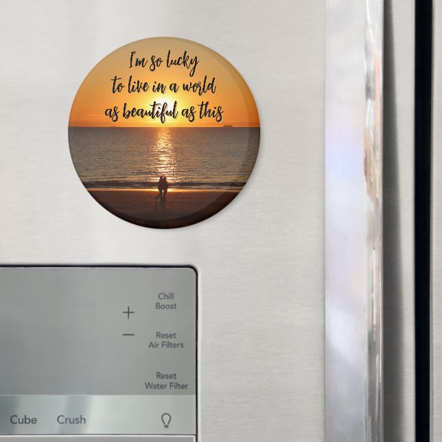 "En värld så vacker som denna" Magnet (In Situ (Fridge))