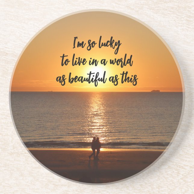 "En värld så vacker som denna" Underlägg (Framsidan)