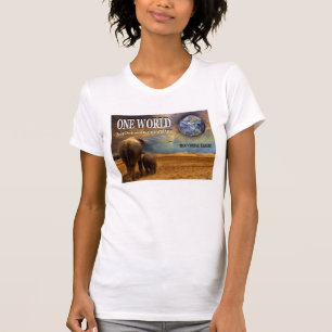 En värld som förstörs av Chemtrails. T-shirt