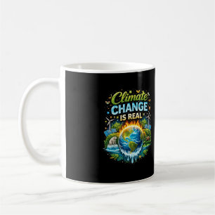 En värld som värms upp kaffemugg