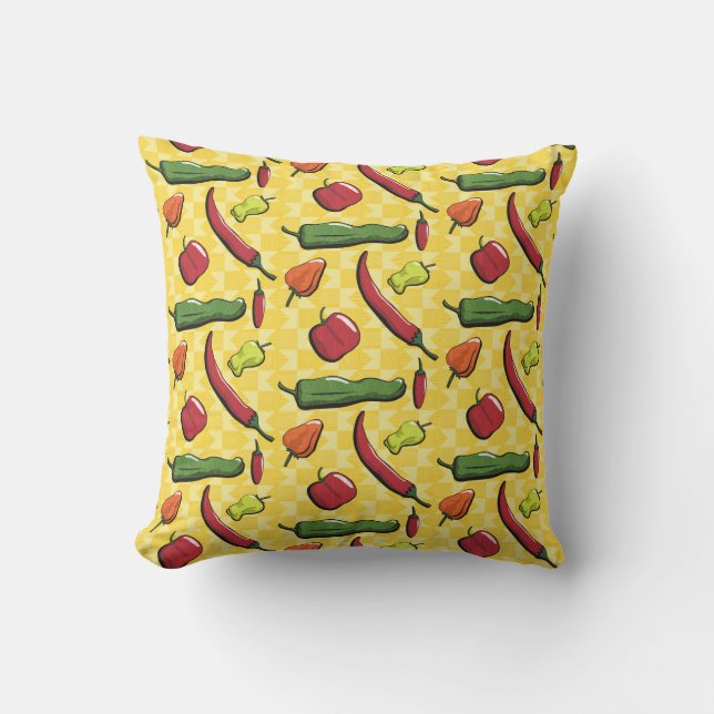 En världsdel för barnpaprika Pillow Kudde (Framsida)