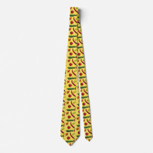 En världsdel med Chili Peppers Manar Neck Tie Slips