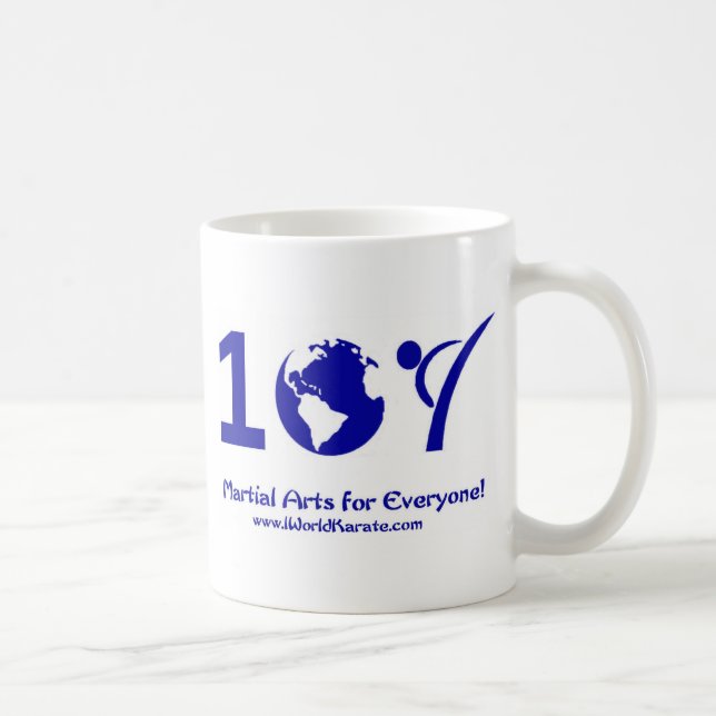 En världsKarate Kaffemugg (Höger)