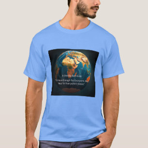 En varm påminnelse om jorden t shirt