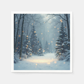 En varm vinterhistoria pappersservett