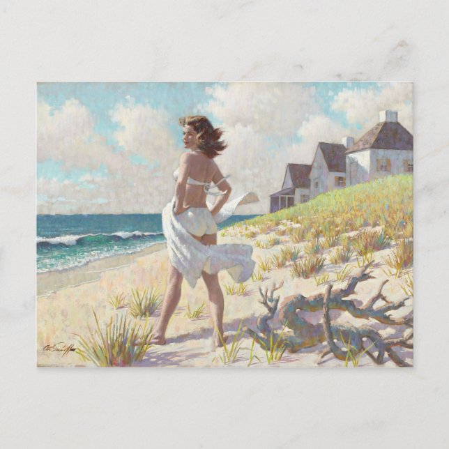 En varsam bryggning vykort (Framsida)