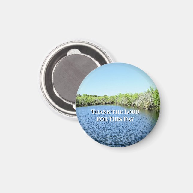 En varsamt påminnelse om tacksamhet magnet (Front/Back)