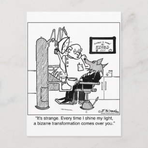 En varulv på dentisten vykort