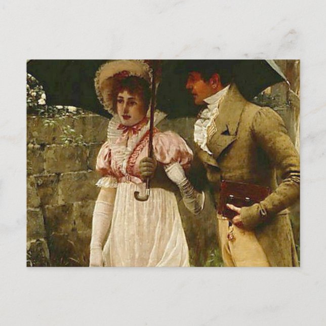 En våt söndagmorgon vykort (Framsida)