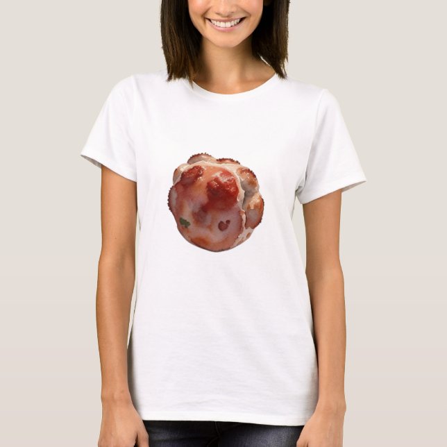 En vattenfärg Teckning i Meatball T Shirt (Framsida)