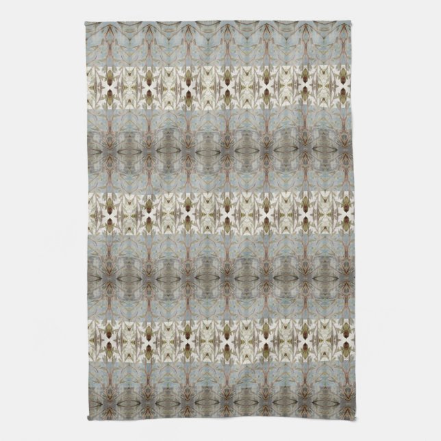 En vattenfärgsutskrift Mönster Kökshandduk (Vertikal)