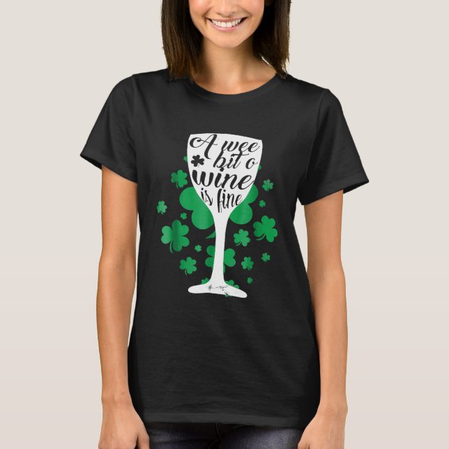 En veckas O-bit Vin är St patricks day för Bra T Shirt (Framsida)