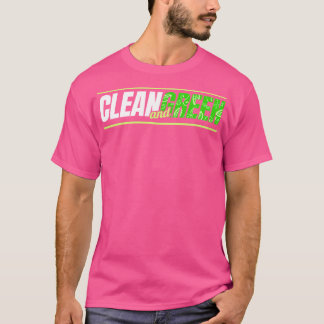 En vegetarian är ren och Grönt Veganism går Vegan T Shirt