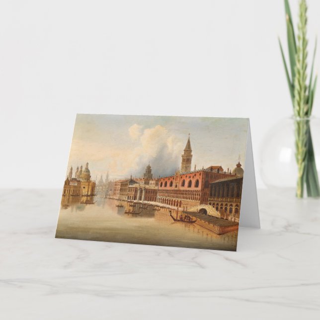 En venetiansk scen | Johann Wilhelm Jankowsky Kort (Framsida)